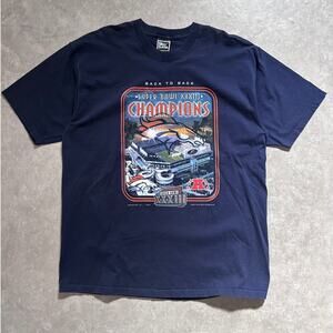 1999 Vintage Denver Broncos Super Bowl Champs Navy T Shirt Size XL
